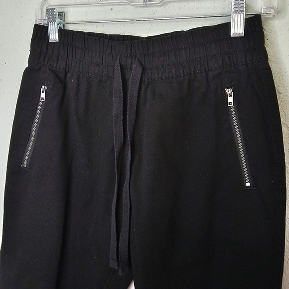 Streetwear Society Black Jogger Pant Elastic Waist Zipper Pockets Size S Small‎ - Picture 4 of 8